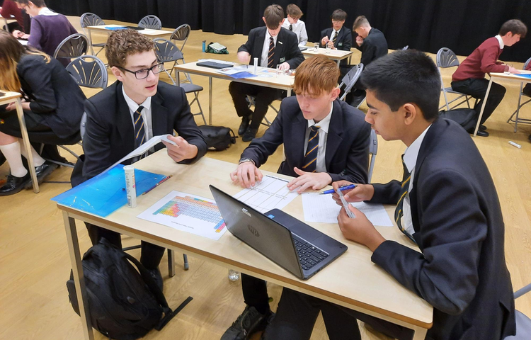 Image of Priory pupils crack their way to win at LUSoM's Cyber Day