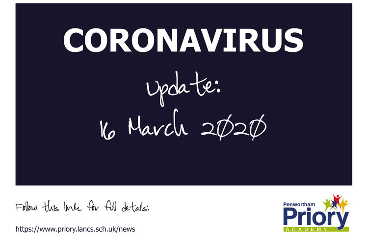 Image of Response to Coronavirus - Update 16 March