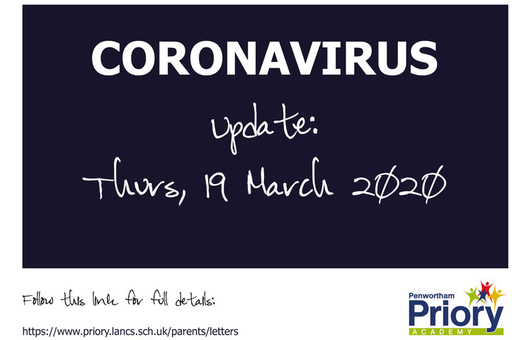 Image of Response to Coronavirus - Update 19 March