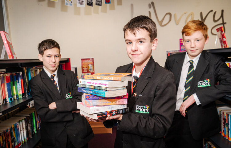 Image of Priory pupils to judge Lancashire Book of the Year