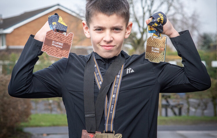 Image of Year 7 pupil adds to medals haul in martial arts events
