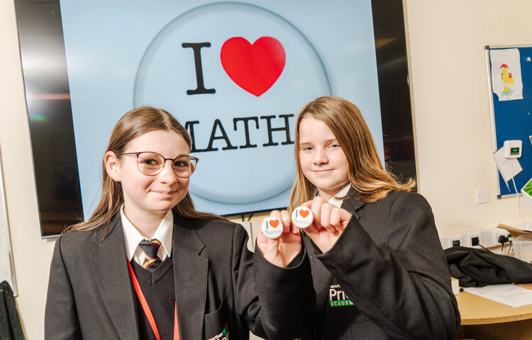 Image of Zara and Ruth: I love Maths because...