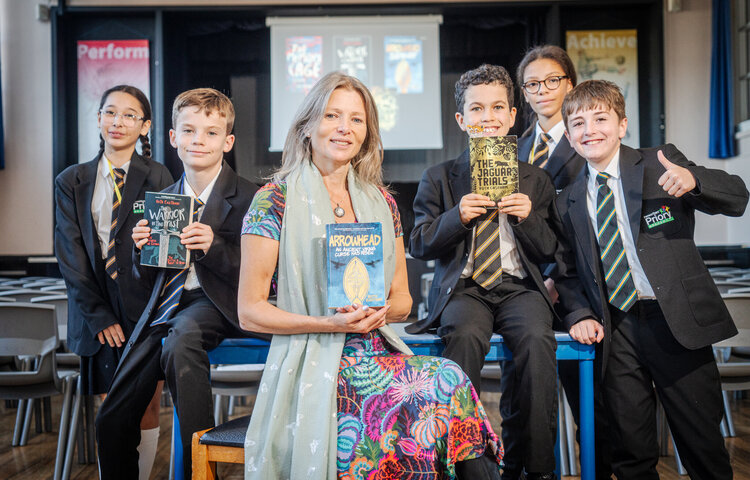 Image of Year 7 meet author Ruth Eastham