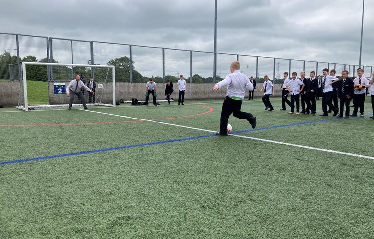 Image of Staff vs Pupils Penalty Shoot Out