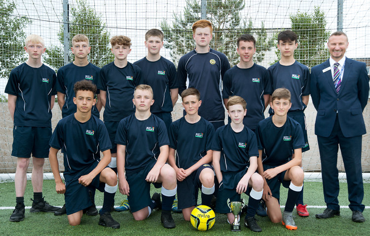 Image of Year 9 football team bag the double!